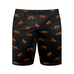 Мужские спортивные шорты Тигры паттерн Tigers pattern