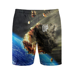 Мужские спортивные шорты Комета, перед столкновением с Землёй!