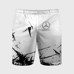 Мужские спортивные шорты Mercedes текстура