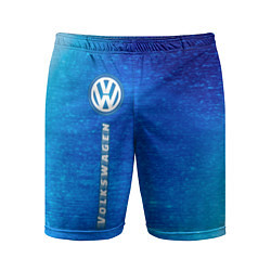 Шорты спортивные мужские VOLKSWAGEN Volkswagen Графика, цвет: 3D-принт