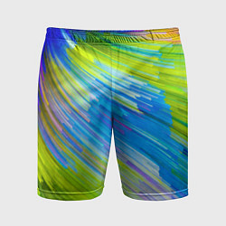 Шорты спортивные мужские Color vanguard pattern Raster, цвет: 3D-принт