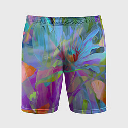 Мужские спортивные шорты Abstract color pattern Summer 2022