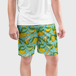 Шорты спортивные мужские Banana pattern Summer Fashion 2022, цвет: 3D-принт — фото 2