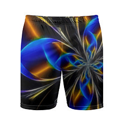 Шорты спортивные мужские Neon vanguard pattern Fashion 2023, цвет: 3D-принт