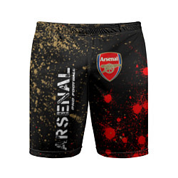 Шорты спортивные мужские АРСЕНАЛ Arsenal Pro Football Краска, цвет: 3D-принт