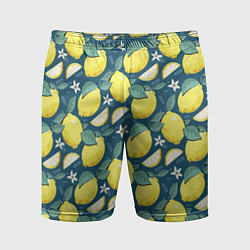 Мужские спортивные шорты Cute lemon pattern