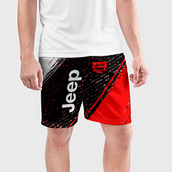 Шорты спортивные мужские JEEP - Краска, цвет: 3D-принт — фото 2