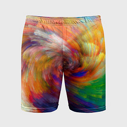 Мужские спортивные шорты MULTICOLORED SWIRLS