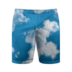 Шорты спортивные мужские Небо в облаках, цвет: 3D-принт