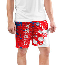 Шорты спортивные мужские Chelsea Краска, цвет: 3D-принт — фото 2