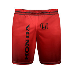 Шорты спортивные мужские Хонда - спорт, цвет: 3D-принт