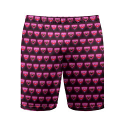 Мужские спортивные шорты Poppy Playtime - Kissy Missy Pattern - Huggy Wuggy