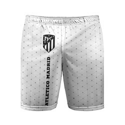 Мужские спортивные шорты Atletico Madrid sport на светлом фоне: по-вертикал