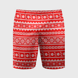 Шорты спортивные мужские Jacquard pattern, цвет: 3D-принт
