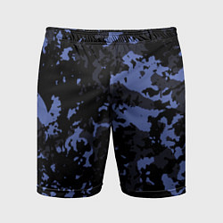 Мужские спортивные шорты Тёмно-синий камуфляж