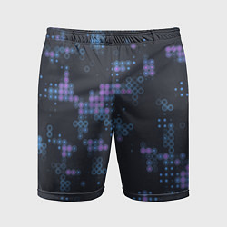 Шорты спортивные мужские Текстурная мозайка, цвет: 3D-принт