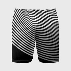 Шорты спортивные мужские Trendy raster pattern, цвет: 3D-принт