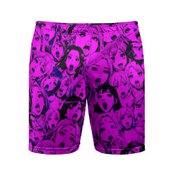 Мужские спортивные шорты Ahegao: Фиолетовый