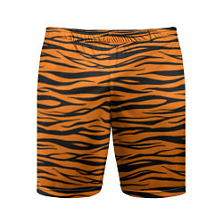 Шорты спортивные мужские Тигра, цвет: 3D-принт