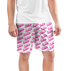 Шорты спортивные мужские Барби Паттерн, цвет: 3D-принт — фото 2