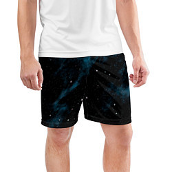 Шорты спортивные мужские Мрачная галактика, цвет: 3D-принт — фото 2
