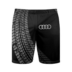 Мужские спортивные шорты Audi tire tracks