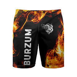 Мужские спортивные шорты Burzum и пылающий огонь