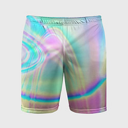 Шорты спортивные мужские Эффект голографии, цвет: 3D-принт