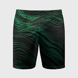 Мужские спортивные шорты Dark green texture