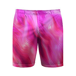 Шорты спортивные мужские Pink abstract texture, цвет: 3D-принт