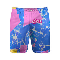 Шорты спортивные мужские Кен - друг Барби, цвет: 3D-принт