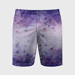 Шорты спортивные мужские Абстракция - purple scales, цвет: 3D-принт