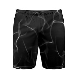 Шорты спортивные мужские Узор дыма, цвет: 3D-принт