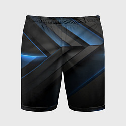 Мужские спортивные шорты Абстрактная вселенная черного