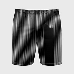 Шорты спортивные мужские Visual zebra stripes, цвет: 3D-принт