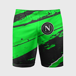 Шорты спортивные мужские Napoli sport green, цвет: 3D-принт