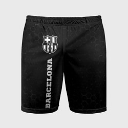 Мужские спортивные шорты Barcelona sport на темном фоне по-вертикали