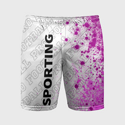 Мужские спортивные шорты Sporting pro football по-вертикали