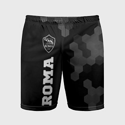 Мужские спортивные шорты Roma sport на темном фоне по-вертикали