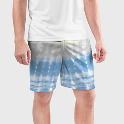 Шорты спортивные мужские Color stripes: tie-dye, цвет: 3D-принт — фото 2