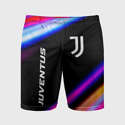 Шорты спортивные мужские Juventus speed game lights, цвет: 3D-принт