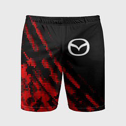 Шорты спортивные мужские Mazda sport grunge, цвет: 3D-принт