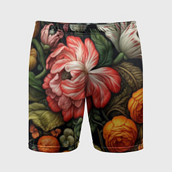 Шорты спортивные мужские Набивной рисунок, цвет: 3D-принт