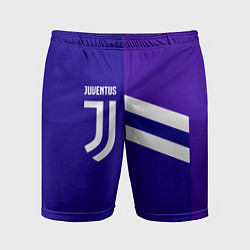 Шорты спортивные мужские Juventus sport geometry line, цвет: 3D-принт