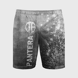Мужские спортивные шорты Pantera - grey gradient по-вертикали