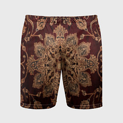 Шорты спортивные мужские Симметричный узор, цвет: 3D-принт