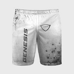 Шорты спортивные мужские Genesis - white gradient вертикально, цвет: 3D-принт
