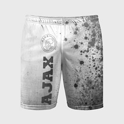 Мужские спортивные шорты Ajax - white gradient по-вертикали