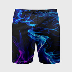 Шорты спортивные мужские Color blue pink, цвет: 3D-принт