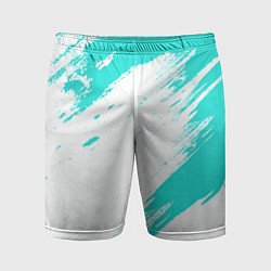 Мужские спортивные шорты Color white light blue